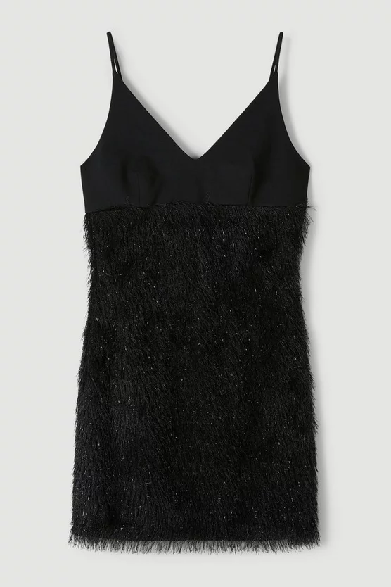 Best Pirce โ๏ธ Karen Millen Satin & Tassle Cami Mini ๐ Dress โ 6 Best Pirce โ๏ธ Karen Millen Satin & Tassle Cami Mini ๐ Dress โ - Image 4