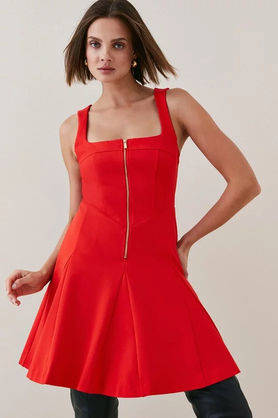 Top 10 ๐ฏ Karen Millen Corset Style Flippy Ponte Midi ๐ Dress - red ๐ 4 Top 10 ๐ฏ Karen Millen Corset Style Flippy Ponte Midi ๐ Dress - red ๐ - Image 2