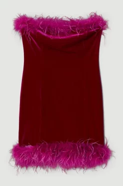 Discount โ Karen Millen Velvet Feather Detail Mini ๐ Dress - purple ๐ 11 Discount โ Karen Millen Velvet Feather Detail Mini ๐ Dress - purple ๐ -Karen Millen Outlet store bkk06271 purple xl 3