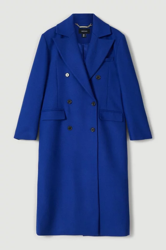 Best Sale ๐ฅ Karen Millen Italian Virgin Wool Strong Shoulder Anti Fit ๐งฅ Coat - cobalt ๐ 6 Best Sale ๐ฅ Karen Millen Italian Virgin Wool Strong Shoulder Anti Fit ๐งฅ Coat - cobalt ๐ - Image 4