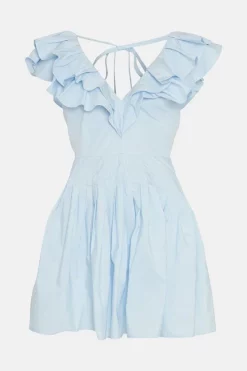 Flash Sale 🎉 Karen Millen Taffeta Frill Pintuck Mini 👗 Dress - pale blue 🎁 10 Flash Sale 🎉 Karen Millen Taffeta Frill Pintuck Mini 👗 Dress - pale blue 🎁 -Karen Millen Outlet store bkk06309 pale20blue xl 3