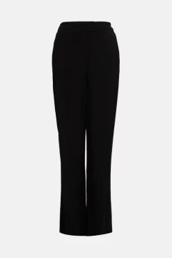 Budget โจ Karen Millen Petite Viscose Satin Back Crepe Wide Leg Trouser ๐ 11 Budget โจ Karen Millen Petite Viscose Satin Back Crepe Wide Leg Trouser ๐ -Karen Millen Outlet store bkk06336 black xl 3