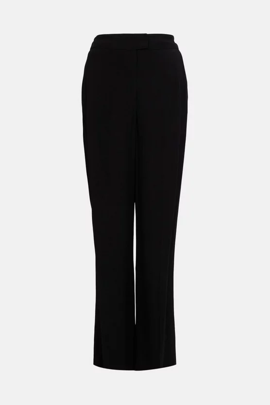 Budget โจ Karen Millen Petite Viscose Satin Back Crepe Wide Leg Trouser ๐ 6 Budget โจ Karen Millen Petite Viscose Satin Back Crepe Wide Leg Trouser ๐ - Image 4