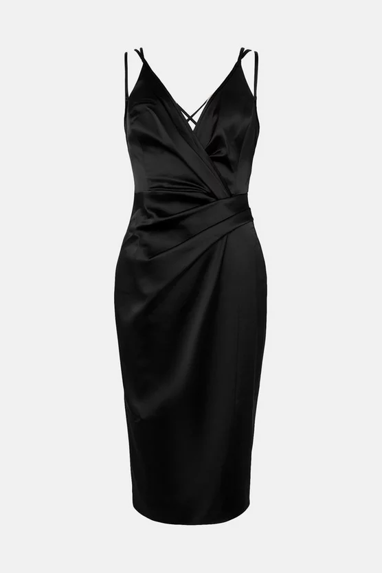 Best deal ๐คฉ Karen Millen Italian Structured Satin Strappy Midi ๐ Dress ๐ 6 Best deal ๐คฉ Karen Millen Italian Structured Satin Strappy Midi ๐ Dress ๐ - Image 4