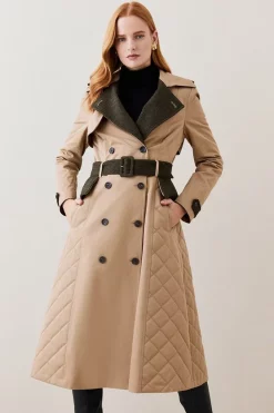 Best deal ๐ Karen Millen Lydia Millen Cotton Heritage Tweed Mix Trench ๐งฅ Coat - camel โจ 11 Best deal ๐ Karen Millen Lydia Millen Cotton Heritage Tweed Mix Trench ๐งฅ Coat - camel โจ -Karen Millen Outlet store bkk06458 camel xl 2