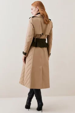 Best deal ๐ Karen Millen Lydia Millen Cotton Heritage Tweed Mix Trench ๐งฅ Coat - camel โจ 13 Best deal ๐ Karen Millen Lydia Millen Cotton Heritage Tweed Mix Trench ๐งฅ Coat - camel โจ -Karen Millen Outlet store bkk06458 camel xl 4