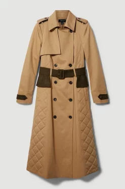 Best deal ๐ Karen Millen Lydia Millen Cotton Heritage Tweed Mix Trench ๐งฅ Coat - camel โจ 14 Best deal ๐ Karen Millen Lydia Millen Cotton Heritage Tweed Mix Trench ๐งฅ Coat - camel โจ -Karen Millen Outlet store bkk06458 camel xl 5