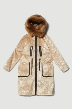 Wholesale ๐ Karen Millen Signature Faux Ponyskin Hooded Parka ๐งฅ Coat - cream ๐งจ 11 Wholesale ๐ Karen Millen Signature Faux Ponyskin Hooded Parka ๐งฅ Coat - cream ๐งจ -Karen Millen Outlet store bkk06463 cream xl 3