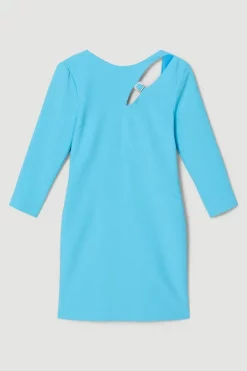 Brand new ๐ Karen Millen Compact Stretch Chain Detail Mini ๐ Dress ๐คฉ 13 Brand new ๐ Karen Millen Compact Stretch Chain Detail Mini ๐ Dress ๐คฉ -Karen Millen Outlet store bkk06493 aqua xl 3