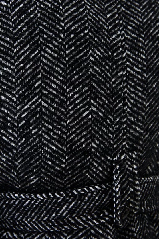 Deals 😀 Karen Millen Italian Herringbone Wool Belted Trench 🧥 Coat ✔️ 8 Deals 😀 Karen Millen Italian Herringbone Wool Belted Trench 🧥 Coat ✔️ - Image 6