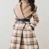 Budget ✔️ Karen Millen Italian Wool Cashmere Check Belted Waterfall 🧥 Coat - multi 🔔 1 Budget ✔️ Karen Millen Italian Wool Cashmere Check Belted Waterfall 🧥 Coat - multi 🔔 -Karen Millen Outlet store bkk06515 multi xl