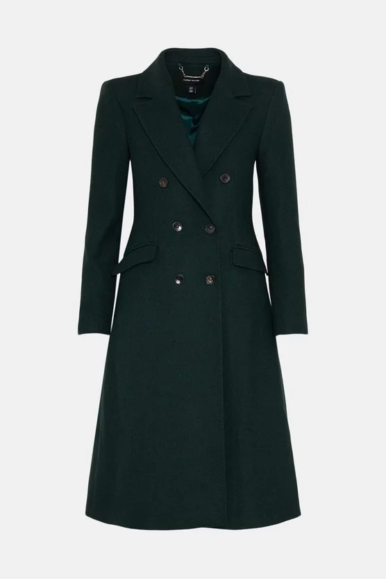 Top 10 ๐ Karen Millen Italian Wool Fitted ๐งฅ Coat โญ 6 Top 10 ๐ Karen Millen Italian Wool Fitted ๐งฅ Coat โญ - Image 4