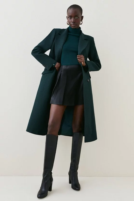 Top 10 ๐ Karen Millen Italian Wool Fitted ๐งฅ Coat โญ 8 Top 10 ๐ Karen Millen Italian Wool Fitted ๐งฅ Coat โญ - Image 6