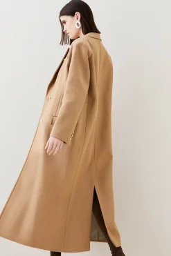 Cheapest ✨ Karen Millen Italian Virgin Wool Maxi Oversized 🧥 Coat - camel ✔️ -Karen Millen Outlet store bkk06549 camel xl 2