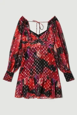 Cheap ๐ Karen Millen Floral Metallic Beaded Cuff Woven Mini ๐ Dress โ๏ธ 11 Cheap ๐ Karen Millen Floral Metallic Beaded Cuff Woven Mini ๐ Dress โ๏ธ -Karen Millen Outlet store bkk06606 floral xl 3