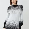 Best deal 🌟 Karen Millen Hotfix Sequin High Neck Knit Mini 👗 Dress - mono 🥰 1 Best deal 🌟 Karen Millen Hotfix Sequin High Neck Knit Mini 👗 Dress - mono 🥰 -Karen Millen Outlet store bkk06649 mono xl