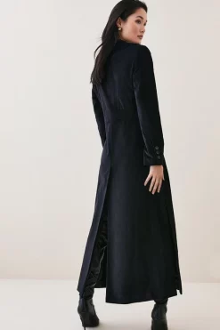 Cheap 🎁 Karen Millen Velvet Longline 🧥 Coat 🔔 15 Cheap 🎁 Karen Millen Velvet Longline 🧥 Coat 🔔 -Karen Millen Outlet store bkk06655 black xl 5