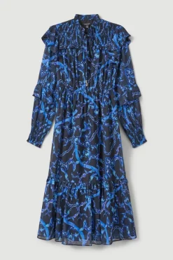 Budget ๐ฅ Karen Millen Chain Printed Georgette Woven Midi ๐ Dress ๐งจ 11 Budget ๐ฅ Karen Millen Chain Printed Georgette Woven Midi ๐ Dress ๐งจ -Karen Millen Outlet store bkk06666 chain xl 3