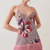 Cheap ๐ Karen Millen Mixed Sequin & Beaded Fringed Mini ๐ Dress - silver ๐งจ 1 Cheap ๐ Karen Millen Mixed Sequin & Beaded Fringed Mini ๐ Dress - silver ๐งจ -Karen Millen Outlet store bkk06694 silver xl