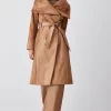 New 🔥 Karen Millen Signature Ponyskin Belted Wrap 🧥 Coat ❤️ 2 New 🔥 Karen Millen Signature Ponyskin Belted Wrap 🧥 Coat ❤️ -Karen Millen Outlet store bkk06712 camel xl