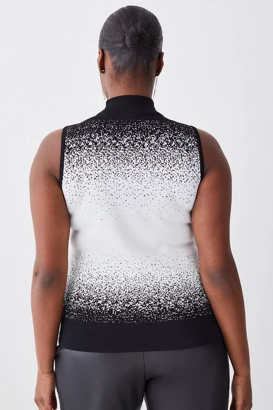 Best deal 🎉 Karen Millen Plus Size Hotfix Sequin Knit High Neck Jumper - mono ✔️ 5 Best deal 🎉 Karen Millen Plus Size Hotfix Sequin Knit High Neck Jumper - mono ✔️ - Image 3