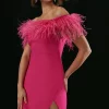 Deals 👍 Karen Millen Compact Stretch Feather Bardot Mini 👗 Dress - pink ⌛ 2 Deals 👍 Karen Millen Compact Stretch Feather Bardot Mini 👗 Dress - pink ⌛ -Karen Millen Outlet store bkk06749 pink xl