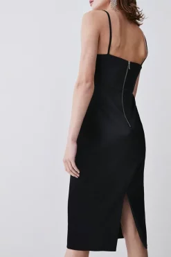 Budget ๐ฅ Karen Millen Italian Structured Satin Pencil Midi ๐ Dress ๐ฅ 13 Budget ๐ฅ Karen Millen Italian Structured Satin Pencil Midi ๐ Dress ๐ฅ -Karen Millen Outlet store bkk06758 black xl 4