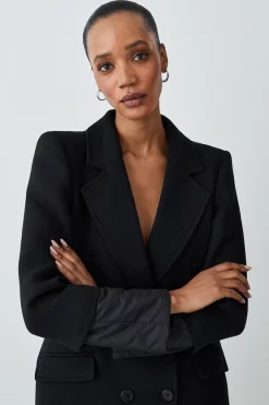 Discount ๐ฅ Karen Millen Italian Virgin Wool Hybrid Puffer ๐งฅ Coat - black โญ 14 Discount ๐ฅ Karen Millen Italian Virgin Wool Hybrid Puffer ๐งฅ Coat - black โญ -Karen Millen Outlet store bkk06823 black xl 5