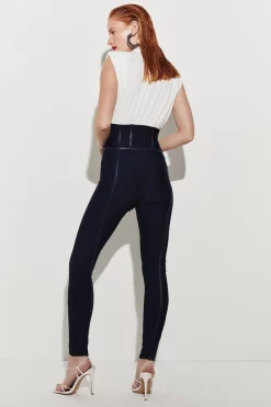 Wholesale ❤️ Karen Millen Bandage And Georgette Corset Style Jumpsuit - navy 😍 12 Wholesale ❤️ Karen Millen Bandage And Georgette Corset Style Jumpsuit - navy 😍 -Karen Millen Outlet store bkk06847 navy xl 4