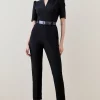 Flash Sale ⭐ Karen Millen Petite Structured Crepe Forever Belt Jumpsuit - black 😉 1 Flash Sale ⭐ Karen Millen Petite Structured Crepe Forever Belt Jumpsuit - black 😉 -Karen Millen Outlet store bkk06916 black xl