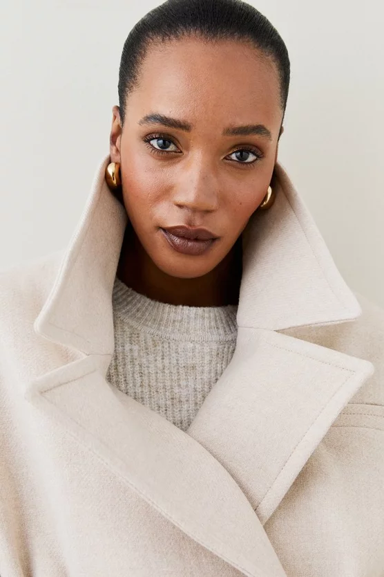 Hot Sale 🤩 Karen Millen Italian Wool Raglan Sleeve 🧥 Coat ⭐ 4 Hot Sale 🤩 Karen Millen Italian Wool Raglan Sleeve 🧥 Coat ⭐ - Image 2