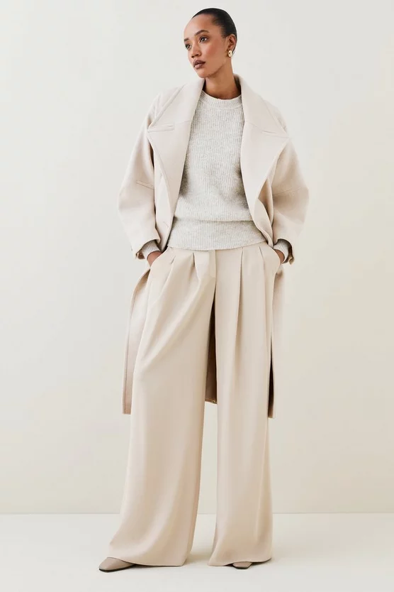 Hot Sale 🤩 Karen Millen Italian Wool Raglan Sleeve 🧥 Coat ⭐ 5 Hot Sale 🤩 Karen Millen Italian Wool Raglan Sleeve 🧥 Coat ⭐ - Image 3