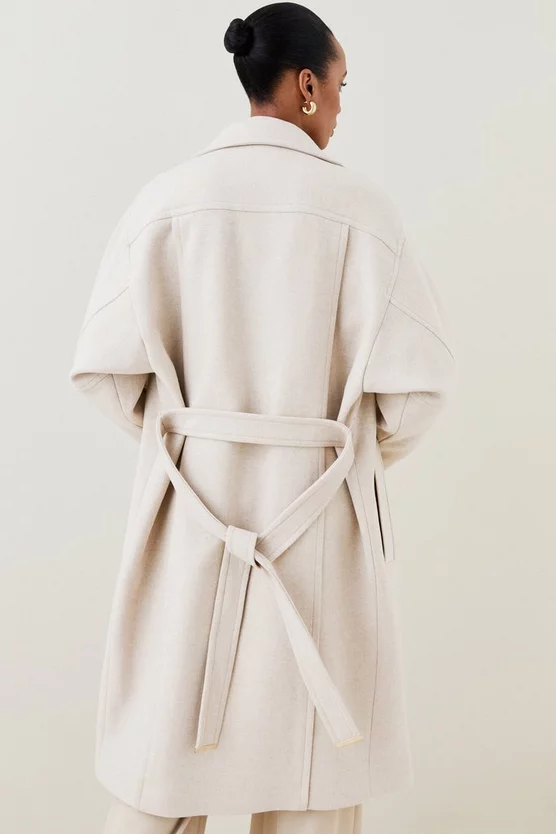 Hot Sale 🤩 Karen Millen Italian Wool Raglan Sleeve 🧥 Coat ⭐ 7 Hot Sale 🤩 Karen Millen Italian Wool Raglan Sleeve 🧥 Coat ⭐ - Image 5