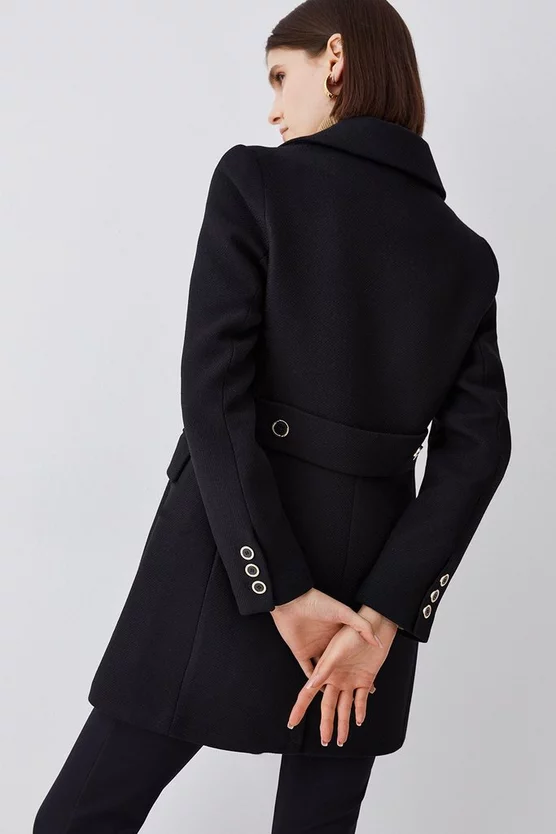 Best deal 🌟 Karen Millen Italian Wool Mix Short Formal 🧥 Coat 👏 5 Best deal 🌟 Karen Millen Italian Wool Mix Short Formal 🧥 Coat 👏 - Image 3