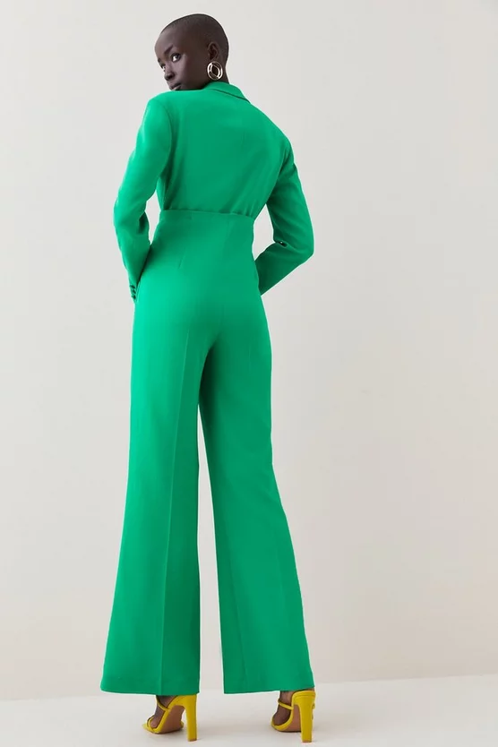 Budget โญ Karen Millen Compact Viscose Button Up Wide Leg Jumpsuit ๐ 5 Budget โญ Karen Millen Compact Viscose Button Up Wide Leg Jumpsuit ๐ - Image 3