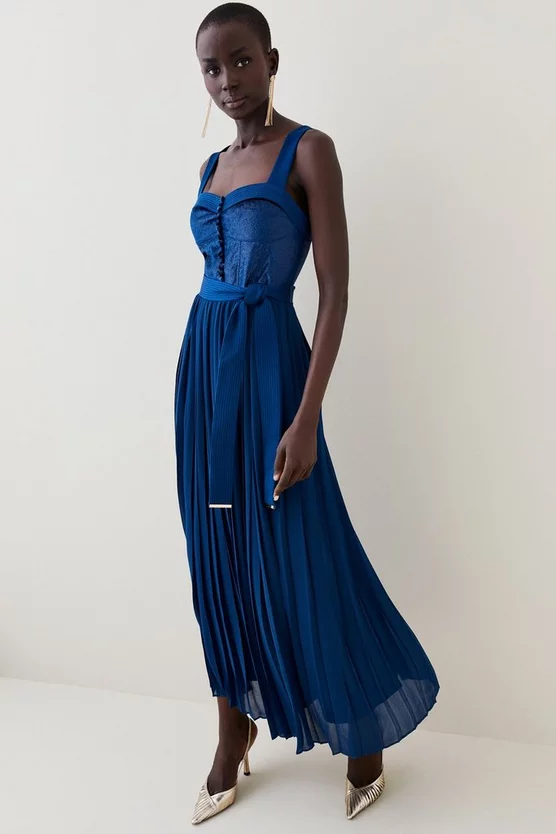 Best reviews of 🎁 Karen Millen Top Stitch Velvet Satin Pleated Woven Midi 👗 Dress - blue 🌟 3 Best reviews of 🎁 Karen Millen Top Stitch Velvet Satin Pleated Woven Midi 👗 Dress - blue 🌟