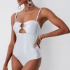 Deals 👍 Karen Millen Metallic Cut Out Silver Trim 🩱 Swimsuit - metallic silver 👏 1 Deals 👍 Karen Millen Metallic Cut Out Silver Trim 🩱 Swimsuit - metallic silver 👏 -Karen Millen Outlet store bkk07193 metallic20silver xl
