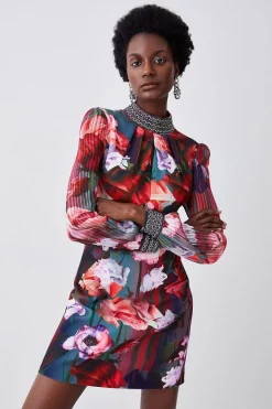 Promo ๐ Karen Millen Tall Diamante Trim Floral Woven Mini ๐ Dress ๐ฅ 12 Promo ๐ Karen Millen Tall Diamante Trim Floral Woven Mini ๐ Dress ๐ฅ -Karen Millen Outlet store bkk07224 floral xl 4