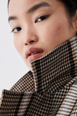 New ✔️ Karen Millen Italian Classic Check Trench 🧥 Coat - natural ⭐ 16 New ✔️ Karen Millen Italian Classic Check Trench 🧥 Coat - natural ⭐ -Karen Millen Outlet store bkk07280 natural xl 6