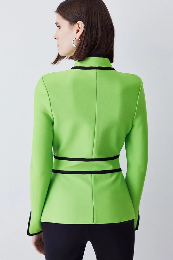 Discount ๐ Karen Millen Bandage Military Style Top - green ๐คฉ 5 Discount ๐ Karen Millen Bandage Military Style Top - green ๐คฉ - Image 3