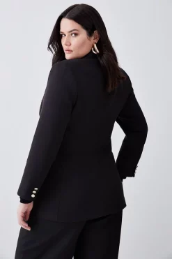 Promo ✔️ Karen Millen Plus Size Compact Essential Tailored Double Breasted Blazer - black 😀 11 Promo ✔️ Karen Millen Plus Size Compact Essential Tailored Double Breasted Blazer - black 😀 -Karen Millen Outlet store bkk07322 black xl 2