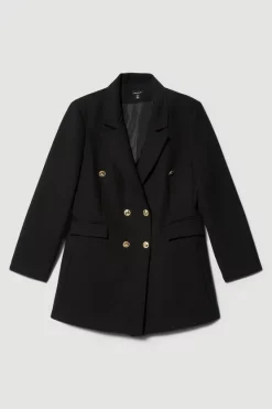 Promo ✔️ Karen Millen Plus Size Compact Essential Tailored Double Breasted Blazer - black 😀 12 Promo ✔️ Karen Millen Plus Size Compact Essential Tailored Double Breasted Blazer - black 😀 -Karen Millen Outlet store bkk07322 black xl 3