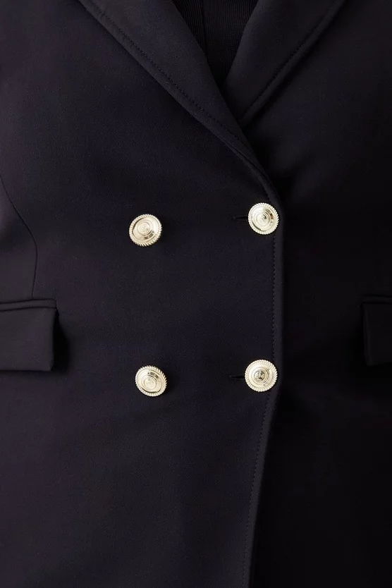 Promo ✔️ Karen Millen Plus Size Compact Essential Tailored Double Breasted Blazer - black 😀 8 Promo ✔️ Karen Millen Plus Size Compact Essential Tailored Double Breasted Blazer - black 😀 - Image 6