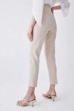 Best deal 😀 Karen Millen Compact Essential Slim Leg Trouser ⌛ -Karen Millen Outlet store bkk07325 beige xl 4