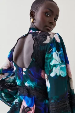 Best deal ๐งจ Karen Millen Neon Floral Mix Lace & Embroidery Maxi ๐ Dress ๐ 12 Best deal ๐งจ Karen Millen Neon Floral Mix Lace & Embroidery Maxi ๐ Dress ๐ -Karen Millen Outlet store bkk07378 floral xl 4