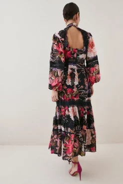 Best Pirce โ๏ธ Karen Millen Floral Mixed Lace & Embroidery Midaxi ๐ Dress โจ 10 Best Pirce โ๏ธ Karen Millen Floral Mixed Lace & Embroidery Midaxi ๐ Dress โจ -Karen Millen Outlet store bkk07379 floral xl 2