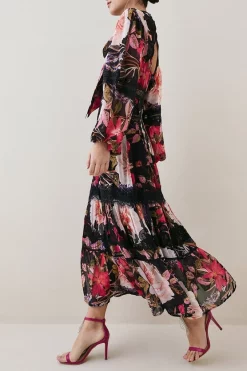 Best Pirce โ๏ธ Karen Millen Floral Mixed Lace & Embroidery Midaxi ๐ Dress โจ 11 Best Pirce โ๏ธ Karen Millen Floral Mixed Lace & Embroidery Midaxi ๐ Dress โจ -Karen Millen Outlet store bkk07379 floral xl 4