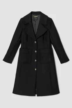 Hot Sale ๐คฉ Karen Millen Italian Virgin Wool Detail Single Breasted ๐งฅ Coat ๐ 11 Hot Sale ๐คฉ Karen Millen Italian Virgin Wool Detail Single Breasted ๐งฅ Coat ๐ -Karen Millen Outlet store bkk07399 black xl 3