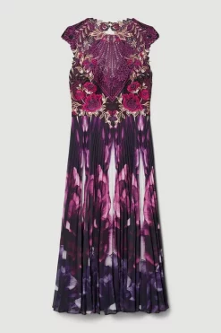 Best Pirce 👍 Karen Millen Petite Metallic Guipure Lace Mirrored Midi 👗 Dress - purple ⭐ 12 Best Pirce 👍 Karen Millen Petite Metallic Guipure Lace Mirrored Midi 👗 Dress - purple ⭐ -Karen Millen Outlet store bkk07410 purple xl 3