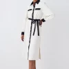 Best deal ✔️ Karen Millen Contrast Twill Trimmed Midi 👚 Shirt 👗 Dress - ivory 🥰 2 Best deal ✔️ Karen Millen Contrast Twill Trimmed Midi 👚 Shirt 👗 Dress - ivory 🥰 -Karen Millen Outlet store bkk07413 ivory xl